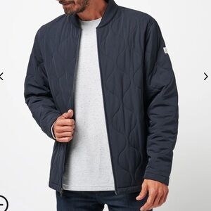 Travis Mathew black Mens come what may full zip jacket L NWT